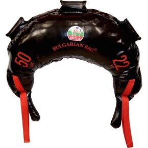 Bulgarian Bag®-Model Original, Black Vinyl (50 LBS) Made, Including The Instructional Video Link from The Inventor Coach Ivan Ivanov (Wrestling, Fitness, Crossfit)