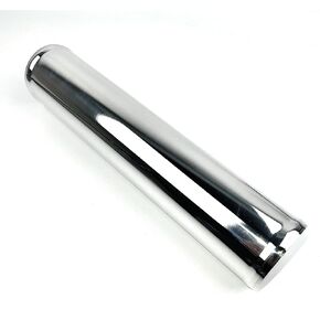 Universal 12" Length Pipe 4" Outside Diameter Aluminum Pipe Polished DIY Air Intake, Intercooler, Turbo (4" 45 Degree)