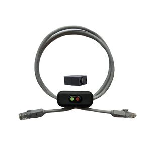 Power Button Kill Switch Shut Off for Ethernet Internet Network Cable Cord
