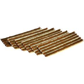 TS-135C50 Emergency Tubeless Tire Puncture Repair Strips Tire Repair Strings Tire Plugs or Car Truck Motorcycle Bike(1/8" x 4" Brown 50 Strips)