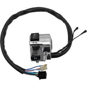 Left Control Switch Turn Signal Horn Headlight for Honda Shadow ACE 750 VT750C/VT750CD 1998-2003, OEM# 35020-MBA-000