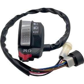 M MATI Left Handlebar Control Engine Start Run Off Headlight Switch for Yamaha Big Bear 350 Warrior 350 Moto-4 225/250/350 PRO-4 Terra Pro YFM225/250/350 YFP350 YFU59V-83973-09-00