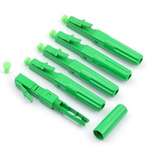 FTTH LC UPC or APC Optical Fiber Cable Quick Connectors LC Fast Connector Adapter Single Mode SM9/125 (5pcs) (LC/UPC)