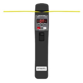 TMOFI-401 Live Fiber Optical Identifier with 10mW Visual Fault Locator for 0.25mm 0.9mm 3.0mm Fiber, No Need to Replace Clamp Block