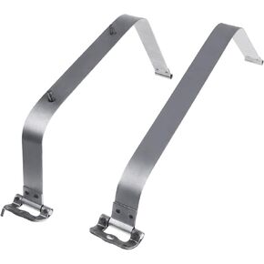 A-Premium Set of 2PCS Fuel Tank Straps Compatible with Toyota Tundra 2007-2020, (W/ Off-Road Package), Gray Color, Bolt On, Replace for 776010C130, 776020C010, 776020C011, 776020C100, 776020C150