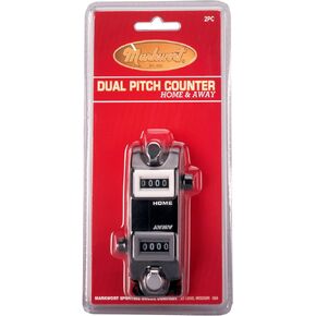 Markwort Home and Away Dual Pitch Counter (Large), Black