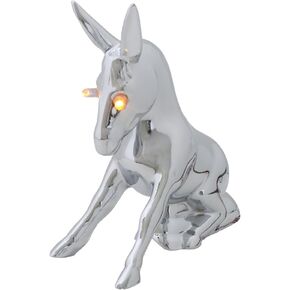 Grand General 48160 Chrome Novelty Donkey Hood Ornament with Illuminated Eyes