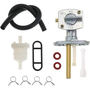 Fuel Gas Switch Petcock Line for Yamaha TTR 90 125 225 230 250 Timberwolf Bear Tracker Big Bear 250 Grizzly Raptor Warrior Wolverine 350 Moto-4 for Kawasaki KLF 300 for Suzuki Quadsport 400