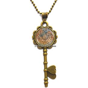 Arch angels Key Necklace, seven arch angels pendant protection amulet,God Arch angels archangel michael pendant gabriel archangel sigils Key Necklace,M16