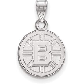 Boston Bruins Small (1/2 Inch) Pendant (Sterling Silver)