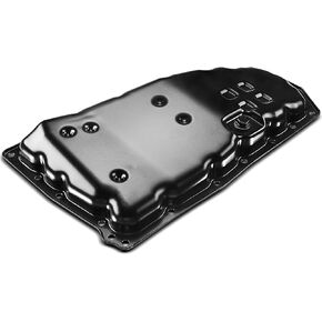 A-Premium Transmission Oil Pan with Drain Plug Compatible with Nissan Altima 2013-2018, Juke 2015-2017, NV200 2014-2016, Rogue 2014-2018, Rogue Sport 2017-2018, FWD and with Auto CVT Transmission