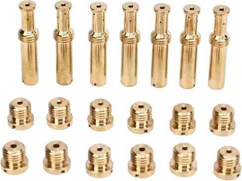 Carburetor Main Intermediate Jet Set, Carburetor Main Intermediate Jet Kit 35‑0995 Copper Carb Jet Set Replacement for S&S B E G Carburetors in Saudi Arabia
