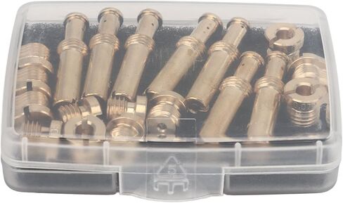 Carburetor Main Intermediate Jet Set, Carburetor Main Intermediate Jet Kit 35‑0995 Copper Carb Jet Set Replacement for S&S B E G Carburetors in Saudi Arabia