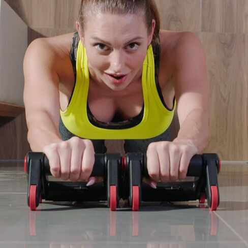 عجلة دوارة HARISON AB لتمرين البطن - معدات تمرين AB السفلية للتمرين المنزلي في صالة الألعاب الرياضية للنساء والرجال in Kuwait