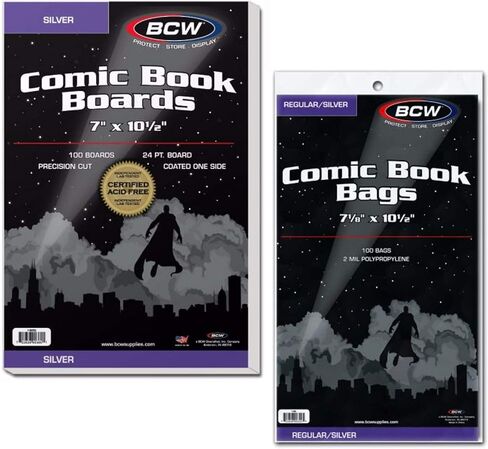 حقائب هزلية وألواح داعمة للعصر الفضي من BCW - 100 قيراط in Saudi Arabia