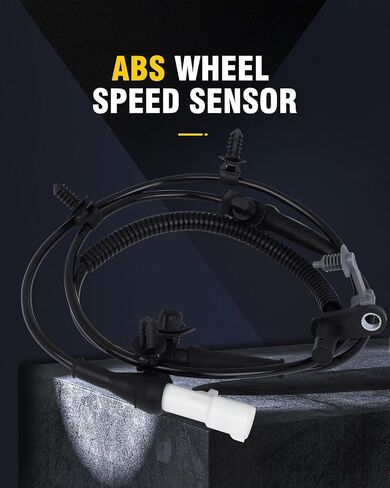 مستشعر OCPTY ABS، مستشعر سرعة عجلة ABS متوافق مع Ford لموديلات Lincoln - Edge 2007-2012، MKX 2007-2012/2015 - جانب السائق الأيسر الأمامي، استبدال # DT4Z2C205AB، 0265008949 حزمة من 1 in Saudi Arabia