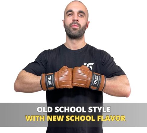 قفازات TK Boxing Gladiator Bag Mitt، مثالية لتقوية اليد والملاكمة والكيك بوكسينغ وفنون القتال المختلطة للرجال والنساء in Kuwait