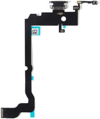 OEM USB Charging and Headphone Jack Port Dock Connector + Mic Flex Cable + Signal Antenna Replacement Compatible with iPhone 7 Plus Including 1Set Repair Tools (Black) in Kuwait