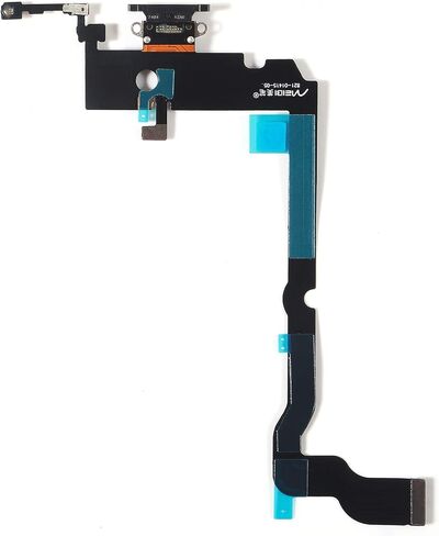 OEM USB Charging and Headphone Jack Port Dock Connector + Mic Flex Cable + Signal Antenna Replacement Compatible with iPhone 7 Plus Including 1Set Repair Tools (Black) in Kuwait