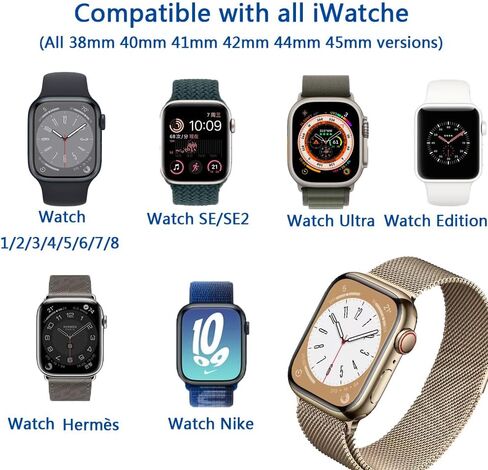 Watch Charger Compatible with AppI e Watch Charger 1M, Magnetic Fast Charging Cable for Watch Series 8/7/6/SE/SE2/5/4/3/2/1 in Kuwait