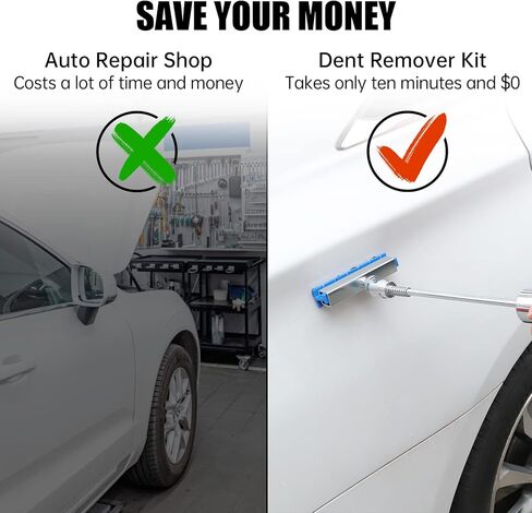مجموعة أدوات إزالة دنت السيارات القابلة للتعديل، أدوات إصلاح دنت بدون طلاء رافع لإزالة انبعاجات السيارة، هيكل السيارة، تلف البرد، دينج الباب in Kuwait