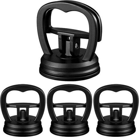 Tallew Dent Puller, 4 Pcs Suction Cup Dent Puller, Powerful Car Dent Repair Tool Remover Kit, Auto Dent Repair Tool for Glass Tiles Mirror, Granite Lifting and Objects Moving (Black) in Saudi Arabia