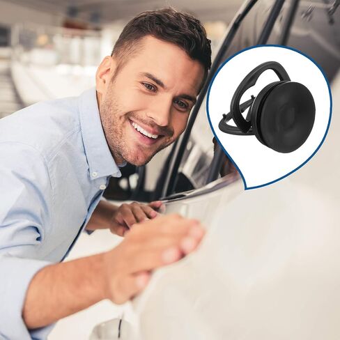 Tallew Dent Puller, 4 Pcs Suction Cup Dent Puller, Powerful Car Dent Repair Tool Remover Kit, Auto Dent Repair Tool for Glass Tiles Mirror, Granite Lifting and Objects Moving (Black) in Saudi Arabia