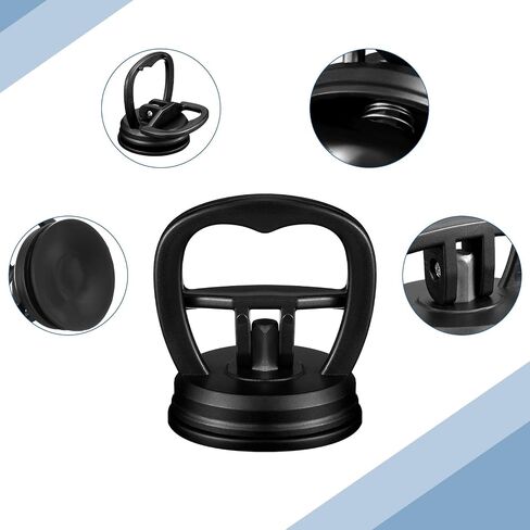 Tallew Dent Puller, 4 Pcs Suction Cup Dent Puller, Powerful Car Dent Repair Tool Remover Kit, Auto Dent Repair Tool for Glass Tiles Mirror, Granite Lifting and Objects Moving (Black) in Saudi Arabia