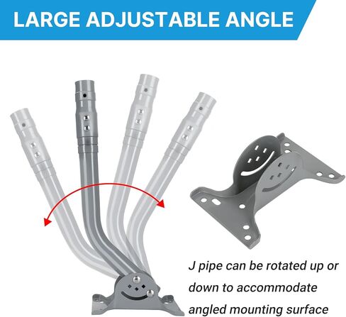 طقم تثبيت طويل على الحائط لـ Starlink، طقم تثبيت على عمود السقف شديد التحمل لملحقات Starlink V2 in Kuwait
