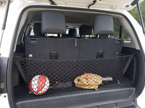 Envelope Style Trunk Cargo Net for Toyota 4Runner 2010-2023 - Premium Trunk Organizer and Storage - Luggage Net for SUV - Best Car Organizer for Toyota 4 Runner SR5 TRD 3 Row Model Only! in Saudi Arabia