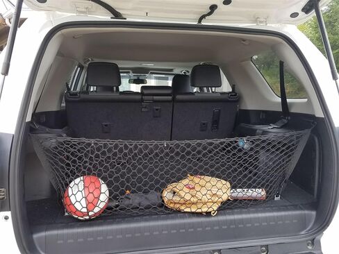 Envelope Style Trunk Cargo Net for Toyota 4Runner 2010-2023 - Premium Trunk Organizer and Storage - Luggage Net for SUV - Best Car Organizer for Toyota 4 Runner SR5 TRD 3 Row Model Only! in Saudi Arabia