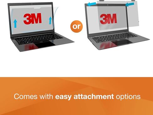 3M Gold Privacy Filter for MacBook Pro 15 Inch (2016 Model or Newer) with Comply Attachment System for Flip-Share, Reversible Gold/Black, Reduces Blue Light, Screen Protection (GFNAP007) in Kuwait