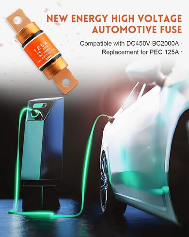 لـ PEC 125A الطاقة الجديدة ذات الجهد العالي فيوز السيارات المناسب لـ DC450V BC2000A in Saudi Arabia
