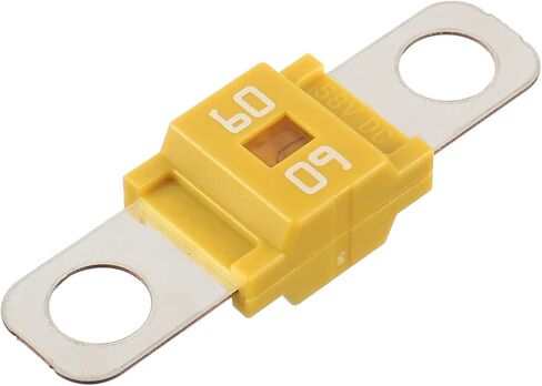 BOJACK AMI/Midi Fuse 125A High Current Fuse Bolt-on Fuse 125 Amp للسيارات والشاحنات ومركبات البناء والحافلات والقوافل (حزمة من 3) in Saudi Arabia