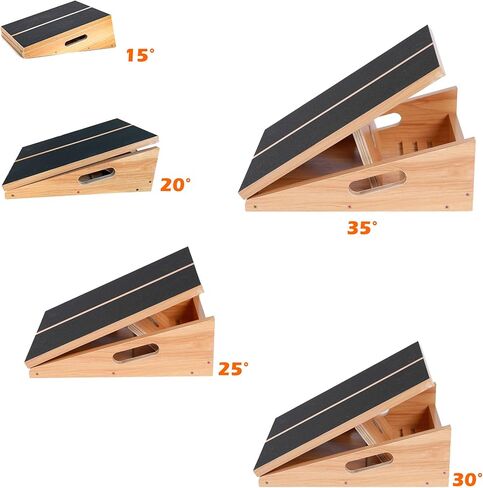 Professional Slant Board,Calf Stretcher Slant Board, 5 Positions Adjustable Slant Board for Calf Stretching Incline Board for Calf Stretching in Kuwait