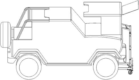 رافعة إزالة علوية صلبة متوافقة مع بابين جيب رانجلر JK JL، أداة عربة حامل رافعة علوية للتخزين للجراج وأماكن وقوف السيارات المنحدرة in Kuwait