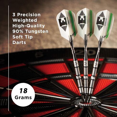 Viper Element 90% Tungsten Soft Tip Darts with Storage/Travel Case, 18 Grams in Saudi Arabia