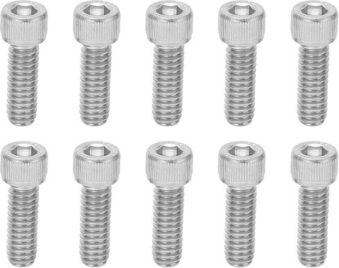 Aramox 10 قطعة 1/4 ‑ 20x3/4 غطاء الصمام عرافة البراغي قطع غيار السيارات غطاء الصمام البراغي استبدال ل SBC تشيفي 283 327 350 383 400 in Saudi Arabia