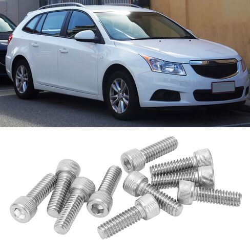 Aramox 10 قطعة 1/4 ‑ 20x3/4 غطاء الصمام عرافة البراغي قطع غيار السيارات غطاء الصمام البراغي استبدال ل SBC تشيفي 283 327 350 383 400 in Saudi Arabia