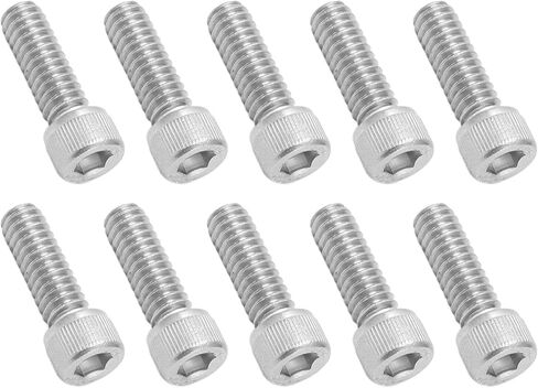 Aramox 10 قطعة 1/4 ‑ 20x3/4 غطاء الصمام عرافة البراغي قطع غيار السيارات غطاء الصمام البراغي استبدال ل SBC تشيفي 283 327 350 383 400 in Saudi Arabia