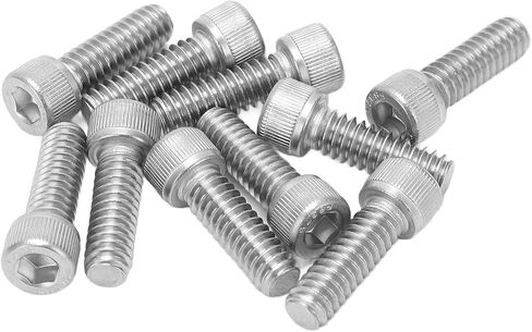 Aramox 10 قطعة 1/4 ‑ 20x3/4 غطاء الصمام عرافة البراغي قطع غيار السيارات غطاء الصمام البراغي استبدال ل SBC تشيفي 283 327 350 383 400 in Saudi Arabia