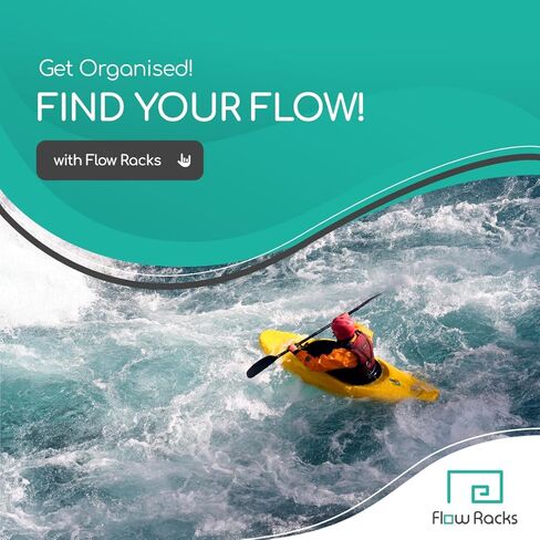 رف تخزين سقف الكاياك ولوح التجديف - قم بتخزين قوارب الكاياك الخاصة بك، SUP، لوح ركوب الأمواج، لوح التزلج على الجليد، الزلاجات والمزيد - رف تخزين المرآب العلوي in Kuwait