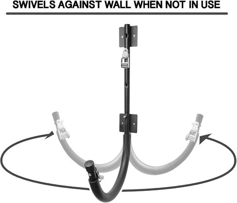 أدوات عمل رائعة رف تخزين كاياك، رف كاياك مثبت على الحائط للمرآب، 200 رطل. سعة in Kuwait