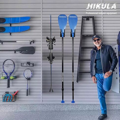 حوامل رف مجداف الكاياك مغطاة بمادة البولي إيثيلين، رفوف حائط لتخزين المجداف لمجاديف الكاياك/مجاديف التجديف/مجاديف الزورق/مجاديف قوارب التنين in Kuwait