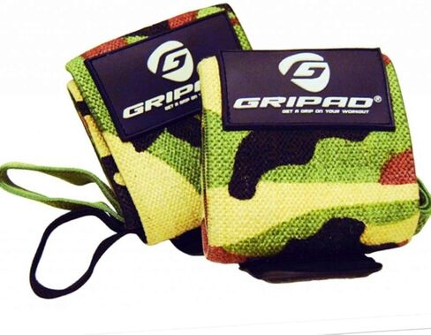 12" x 3" Weight Lifting Support Wrist Wraps, Strong Wrist Wraps, 2 Thumb Loops – Great for Weightlifting, Powerlifting, Bodybuilding, Strength & Cross-Training. in Kuwait