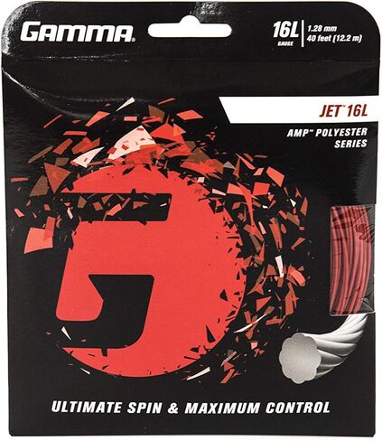 GAMMA Jet 16L Tennis String Set Red in Saudi Arabia