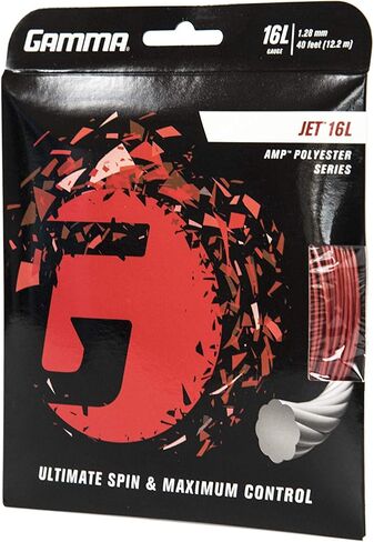 GAMMA Jet 16L Tennis String Set Red in Saudi Arabia