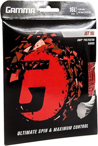 GAMMA Jet 16L Tennis String Set Red in Saudi Arabia