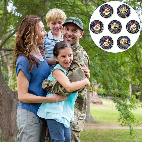 Bulk 40 Pcs Military Challenge Coins Thank You for Your Service Veterans Gift Coins Military Appreciation Coins for Veterans Christmas Military Gift(Classic) in Kuwait
