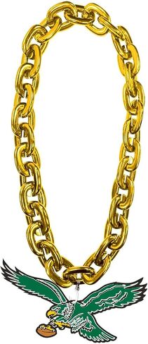 Aminco Philadelphia Eagles NFL Throwback Fan Chain, Gold in Saudi Arabia